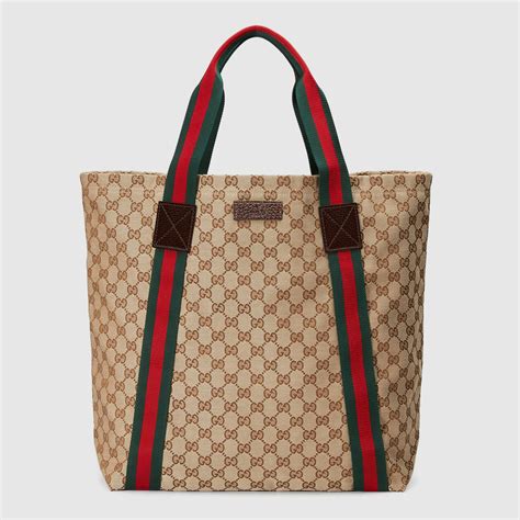 gucci canvas tote bag.